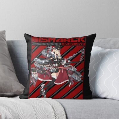 Azur Lane Bismarck Throw Pillow